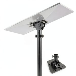 Burbifro Starlink Gen 3 Pipe Adapter Mount Black Adjustable Satellite-0