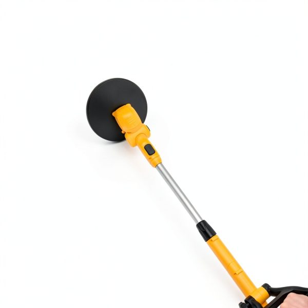 Cordless Power Scrubber TRONYAN, Dewalt 20V MAX, Yellow, 4 Heads-4