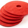 Boardwalk 4013RED Standard Floor Pads 13in Red 5 Pack Commercial-2