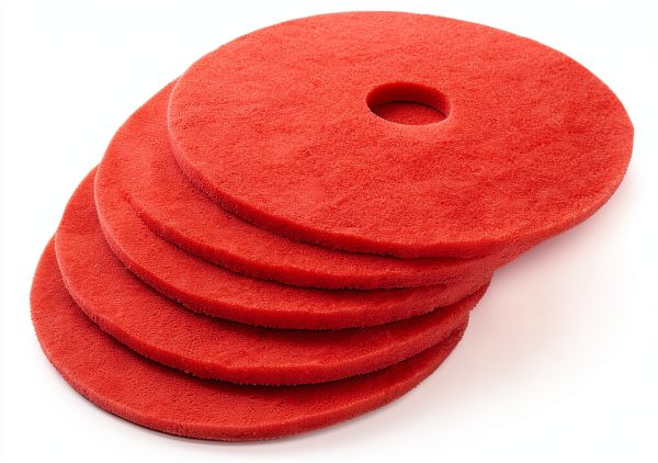 Boardwalk 4013RED Standard Floor Pads 13in Red 5 Pack Commercial-2