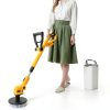 Cordless Power Scrubber TRONYAN, Dewalt 20V MAX, Yellow, 4 Heads-3