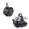 Self-Cleaning Hose Tool & 4 Pack Castor Wheels Compatible with Bissell Little Green HydroSteam Carpet Cleaners 3605 3618 3532-5