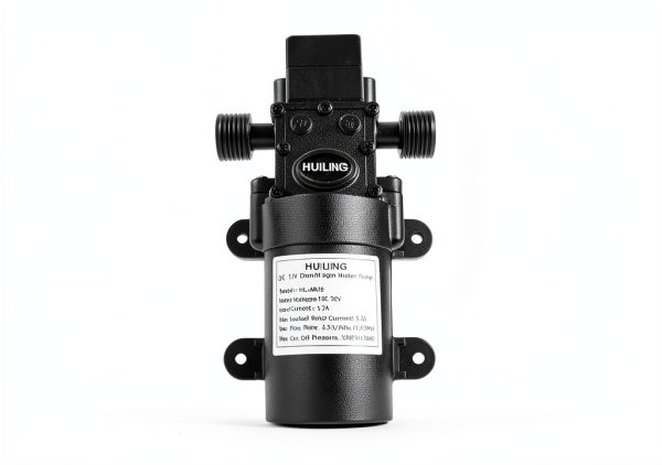 DC 12V Diaphragm Pump, Self-Priming Pump with Filter Quick Connection Terminal, 1.2 GPM 100 PSI Pressure Switch Adjustable Spray Pump, Suitable for RV Camping Shower Garden-4